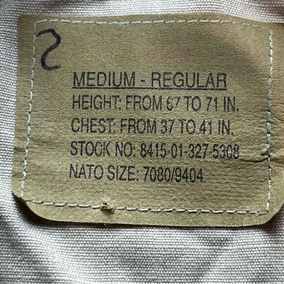 US Military Men's Air Force Desert Camo Coat Tan/Green/Brown Size Medium Reg - Picture 2 of 12